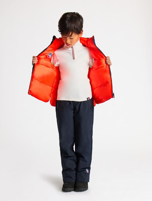 Fusalp - Venus  - Marin/Soul - 童装 - 夹克 - 深蓝色/橙色 商品图1