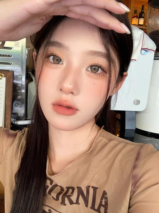 Doragina旗下年抛 · 霜后茶园&焦糖松栗｜14.5mm白狮参考着色待测｜韩产年抛 2片 商品图8