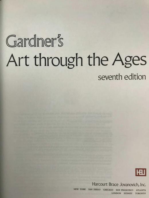 加德纳艺术史（第七版） 千余幅插图 精装16开 商品图3