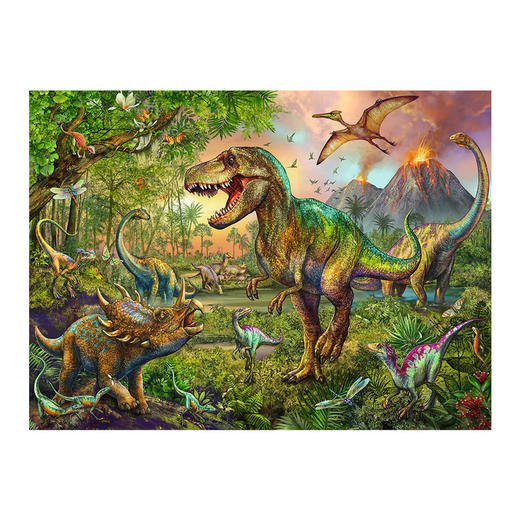 Ravensburger拼图夜光侏罗纪时代100片RAVC136681 商品图0