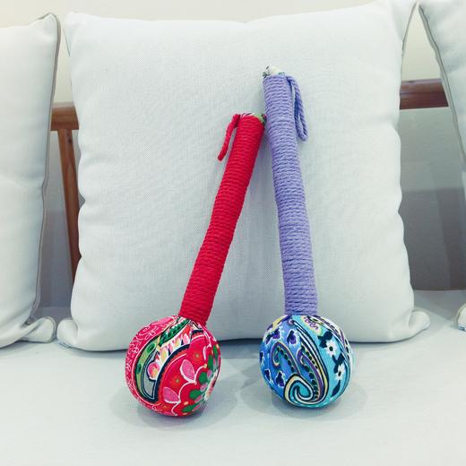 中药养生锤 艾草敲打布锤、肩颈敲打、胆经捶背 匠心手作 商品图4