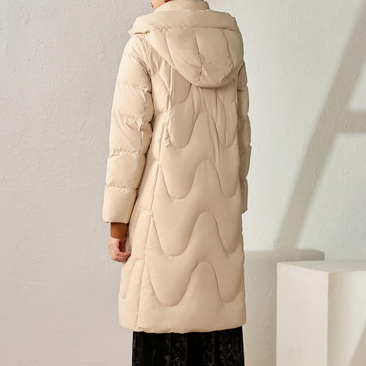 精致休闲，爆款高品质白鸭绒保暖长款羽绒服外套WLZD-2326904 商品图1