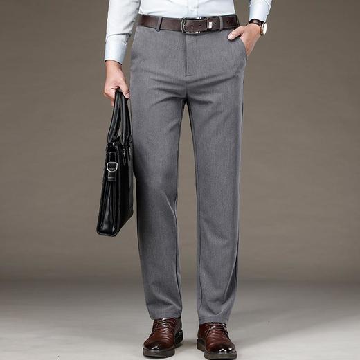 秋冬季男士休闲裤中年宽松商务正装西裤爸爸男装长裤子 商品图2