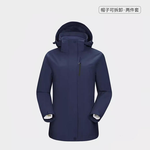 裁缝学苑AS147冲锋衣纸样女装三合一抓绒内胆外套登山服打版裁剪样板 商品图4