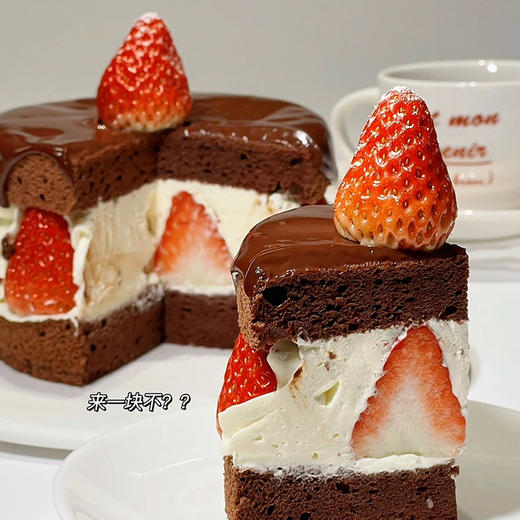 【圣诞系列】冬日限定生巧草莓蛋糕，在这个圣诞季为您带来恰到好处的甜蜜~~ 商品图2