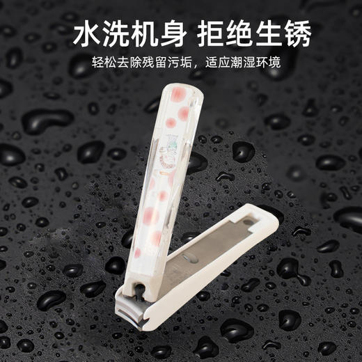 贝印防飞溅指甲剪KE-0042  锋利不锈钢指甲刀指甲钳 商品图4