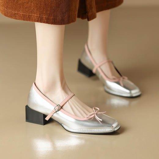 春季新款，里外全皮甜心玛丽珍单鞋XDD-6023F 商品图3