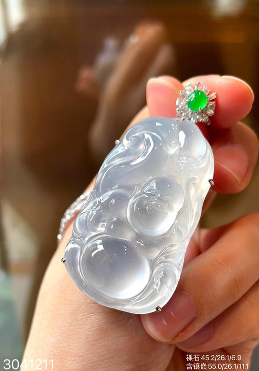 玻璃种佛公吊坠    79999【3041211】 商品图5