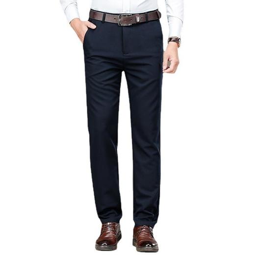 秋冬季男士休闲裤中年宽松商务正装西裤爸爸男装长裤子 商品图4