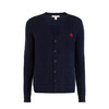 BURBERRY 巴宝莉 男士刺绣徽标长袖羊绒衫 深蓝色 3973846 41000 商品缩略图0