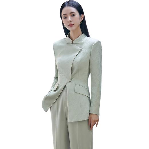 扶摇 新中式国风主持演讲新款个性复古设计感小西装外套女 商品图5