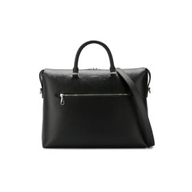 BURBERRY 巴宝莉 男士字母徽标皮革提挎包 黑色 8006291 A1189