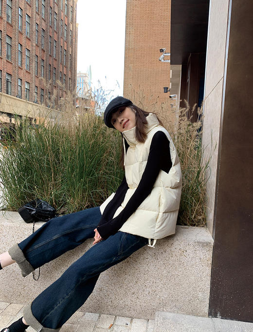 <曾小咸推荐> 抓绒两色阔腿裤   商品图5