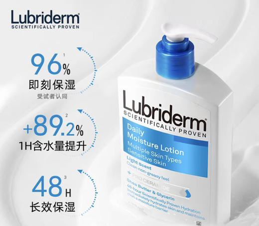 强生Lubriderm露比黎登果酸身体乳A醇润肤女秋冬保湿滋润 商品图1