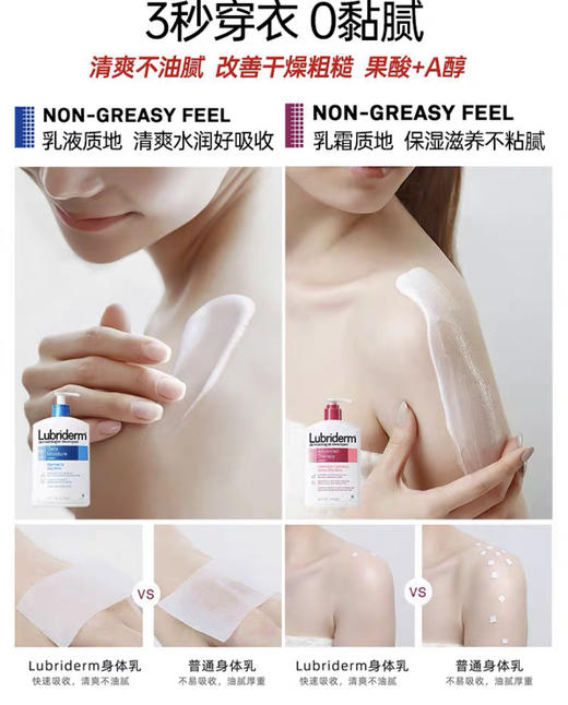 强生Lubriderm露比黎登果酸身体乳A醇润肤女秋冬保湿滋润 商品图5