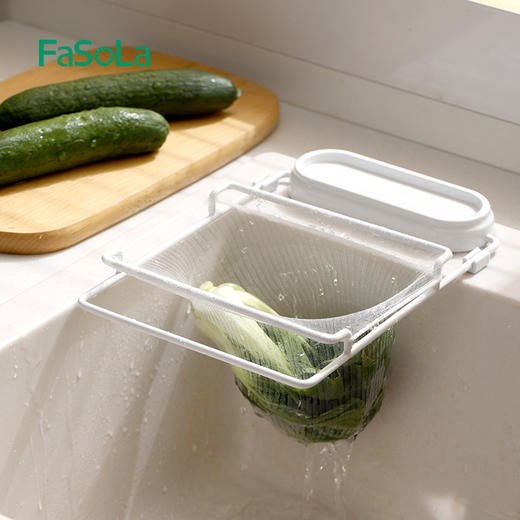 FaSoLa厨房水槽过滤网沥水架一次性剩菜剩饭网兜厨余垃圾洗碗盆水池漏网 商品图3