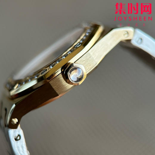 【美洲鳄鱼皮表带】AP爱彼皇家橡树系列67601 女士石英腕表 商品图4