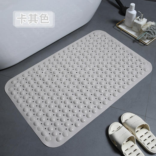 【多色可选！居家必备】浴室防滑垫洗澡卫生间淋浴垫，酒店厕所卫浴地垫浴缸脚垫防水垫子，按摩防滑二合一 轻松沐浴 环保有质感 商品图9