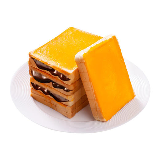 【绵软不甜腻！岩烧吐司】夹心爆浆巧克力味岩烧夹心吐司 乳酪面包网红早餐营养蛋糕零食 商品图3