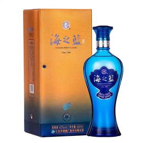 洋河蓝色经典 海之蓝 42度 480ml 单瓶装