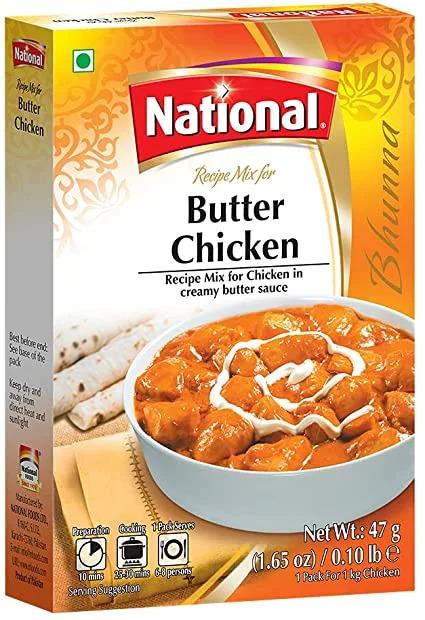 【中欧班列精选】巴基斯坦进口拉瓦赫BUTTER CHICKEN 黄油鸡调味料粉50g/盒 QB 商品图8