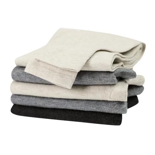 含毛混纺男女款羊毛裤冬季新款简约百搭纯色保暖百搭打底羊绒裤 商品图4