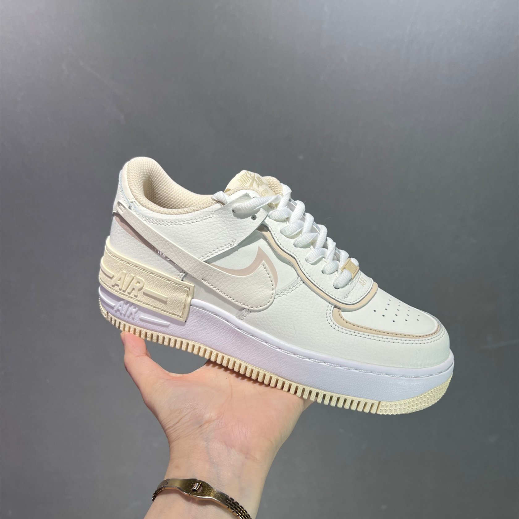 Nike AF1 SHADOW 空军马卡龙拼色轻量增高低帮男女板鞋
