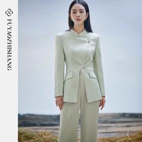 扶摇 新中式国风主持演讲新款个性复古设计感小西装外套女