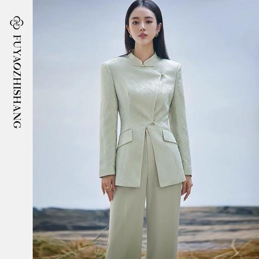 扶摇 新中式国风主持演讲新款个性复古设计感小西装外套女 商品图0