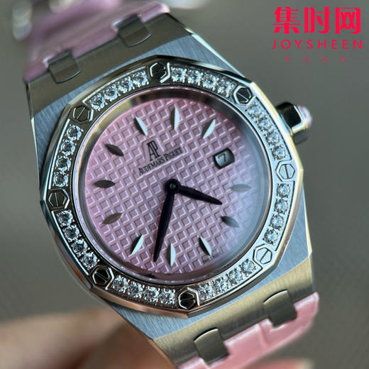 【美洲鳄鱼皮表带】AP爱彼皇家橡树系列67601 女士石英腕表 商品图2