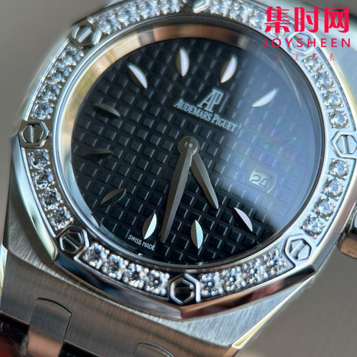 【美洲鳄鱼皮表带】AP爱彼皇家橡树系列67601 女士石英腕表 商品图5