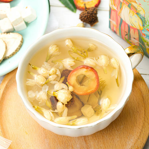 【你的坚持终究美丽！白茉莉刺梨茶】方便冲泡四季常润 白芷茯苓茶百合茶三白茶组合丰富VC 抖音花果茶 商品图1