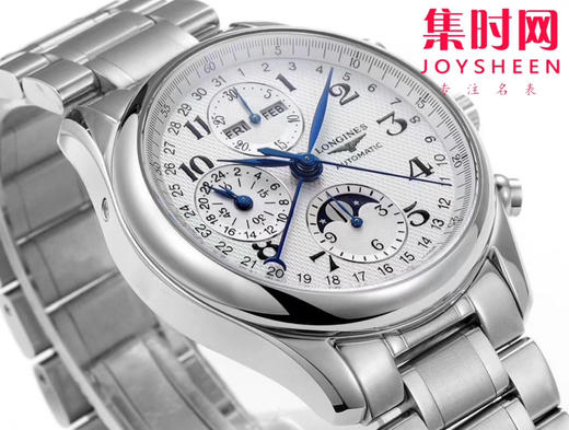 【小号40mm】浪琴 Longines 名匠月相系列 名匠八针月相 男士多功能机械腕表 商品图6