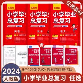 2024春雨教育实验班小学毕业总复习语文数学英语人教版部编版小考小升初刷题专题训练毕业系统总复习真题解析知识总复习