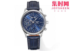 【大号42mm】浪琴 Longines 名匠月相系列 名匠八针月相 男士多功能机械腕表