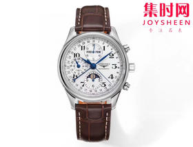 【大号42mm】浪琴 Longines 名匠月相系列 名匠八针月相 男士多功能机械腕表