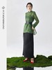 扶摇 独特小众新中式清冷绿古典纹样低调轻奢轻薄桑蚕丝衬衫 商品缩略图5