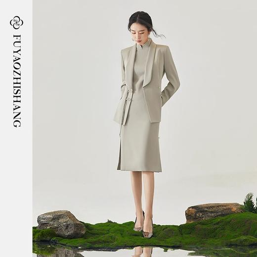 扶摇 气质国风西装外套新中式盘扣设计高端职业套装女高级感 商品图2