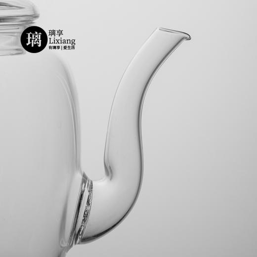 璃享小满月壶玻璃茶壶迷你泡茶壶功夫茶具小壶花茶壶透明带过滤小号 商品图2