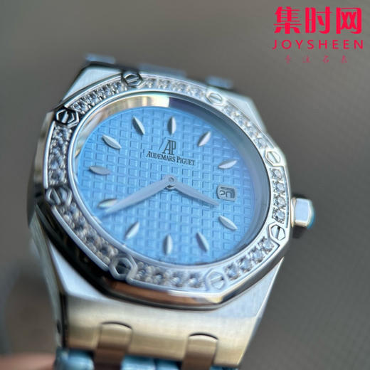 【美洲鳄鱼皮表带】AP爱彼皇家橡树系列67601 女士石英腕表 商品图3