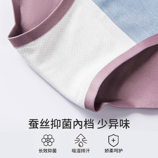 高端100S双面兰精莫代尔女士内裤三条装S360 商品图1