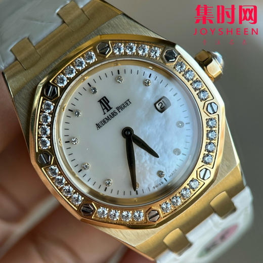 【美洲鳄鱼皮表带】AP爱彼皇家橡树系列67601 女士石英腕表 商品图2