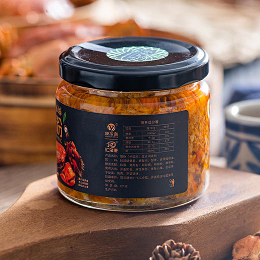 【新鲜好蟹！膏多肉厚】蟹粉 蟹黄酱螃蟹酱大闸蟹粉125g礼盒装 秃黄油蟹黄酱蟹酱拌饭酱包邮新年送礼-dd 商品图3