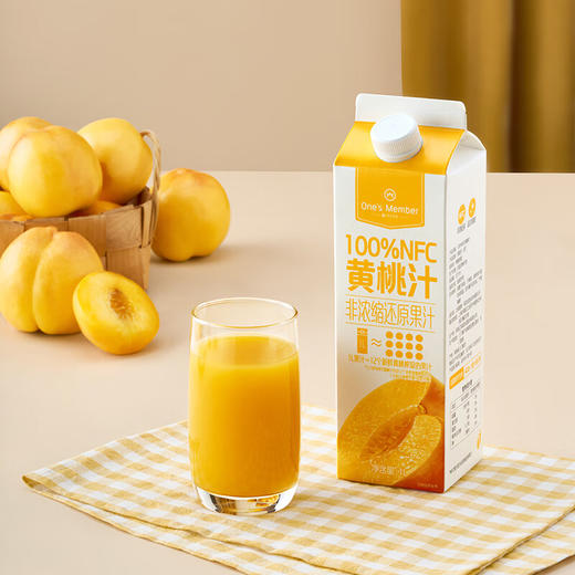 (百万补贴) One's Member NFC黄桃汁1L 商品图5