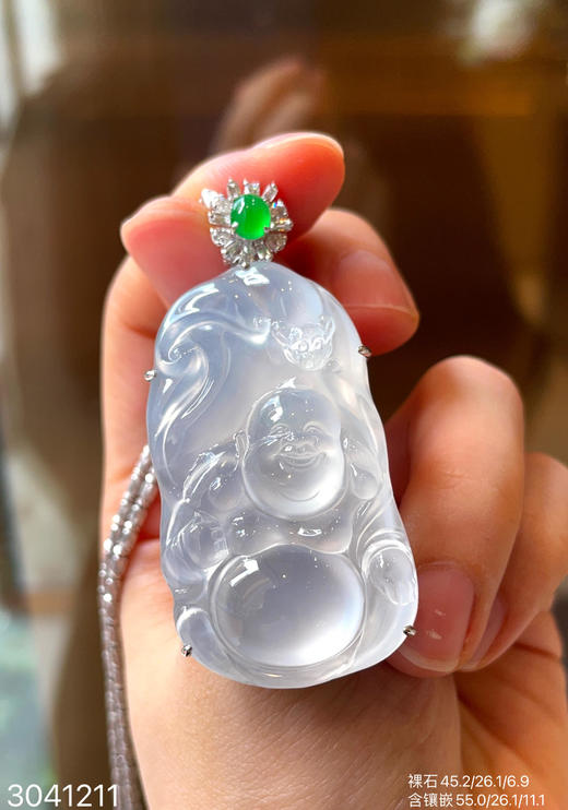 玻璃种佛公吊坠    79999【3041211】 商品图2