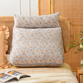 银莲花系列多功能三角床靠软包高级感腰靠可拆洗