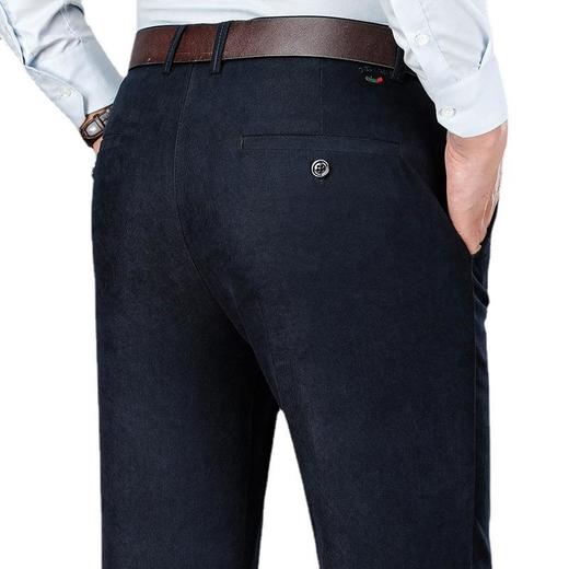 秋冬季男士休闲长裤子中年宽松弹力直筒商务西裤男装 商品图4