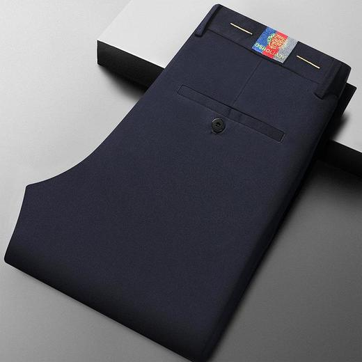 加厚西裤男士秋冬季虎头刺绣潮流直筒弹力休闲男裤 商品图2