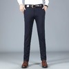 秋冬季男士休闲长裤中年中腰弹力免烫商务西裤男装裤子 商品缩略图3