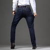 春秋季男士休闲牛仔裤中年棉质中腰微弹男装长裤 商品缩略图3